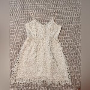 Bridal Lace Overlay Dress